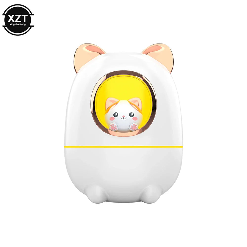USB Air Humidifier, Cute Cat with Night Light